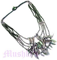Five Row Mop Chips Necklace - click here for large view